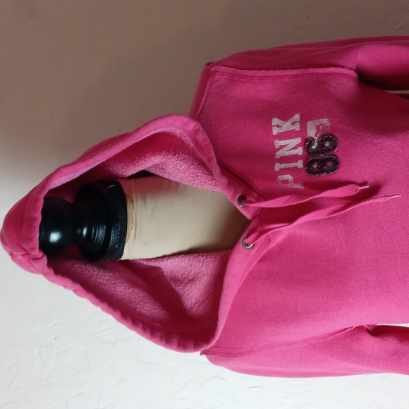 Victoria's Secret PINK My Favorite Sweats Long Hooded Sweatshirt - Picture 2 of 10